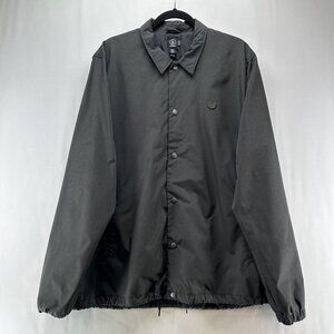VOLCOM Jacket Mens Sz XL Lambo 600mm Windbreaker Snap Front Lined Skater Gray
